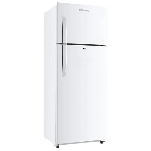 Shownic Top Mount Refrigerator RL-488 - 16 ft. Capacity - Tropical Compressor - Dedicated Compressor Cooling Fan - Direct Cooling System - Stainless Steel Doors and Frame