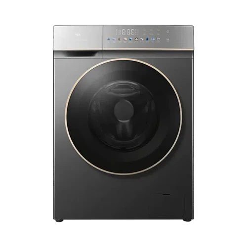 TCL Front Load Washer and Dryer C7110WDG - 10/7 Kg - Smart DD Inverter Motor - 1200 RPM Spin Speed - Steam Wash - Air Wash - Honeycomb Drum - Gray