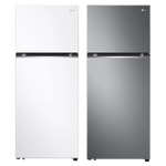 LG Top Freezer Refrigerator GNB-562GVEP - 13.3 ft. Capacity - Smart Inverter Compressor - Moving Ice Maker - LinearCooling Technology - Multi-Air Flow System