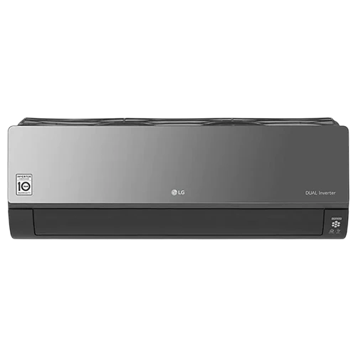 LG Dual Cool 1.5 Ton Air Conditioner AMPN19T4W - Tropical Dual Inverter Compressor - I-Control Ampere+ - Plasmaster Ionizer+ - Auto Cleaning - Anti Dust Gold Fin - Fast Cooling & Energy Savings - Grey