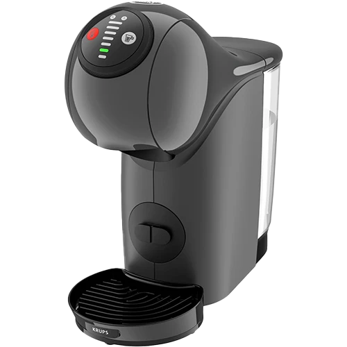 Dolce Gusto Krups Genio S Capsule Coffee Machine KP243B - 0.8 Liters -  Automatic Shut-Off - 15 Bar Pressure - Energy-Efficient - Charcoal