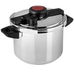 Silampos Traditional Stainless Steel Pressure Cooker no Basket - Silver