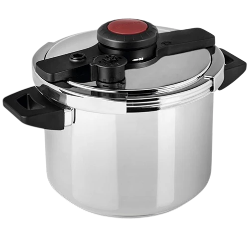 Silampos Traditional Stainless Steel Pressure Cooker no Basket - Silver