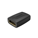 Unitek Coupler HDMI 4K A1013BK - Ultra-HD Support - Wide Compatibility - Durable and Gold-Plated Connectors - Long-Distance Support - Black