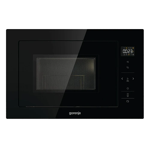 Gorenje Built-in Microwave Oven BM251SG2BG - Microwave & Grill Function - 25 L Capacity - AquaClean & AutoProgrammes - SmartStart & TouchControl - Black