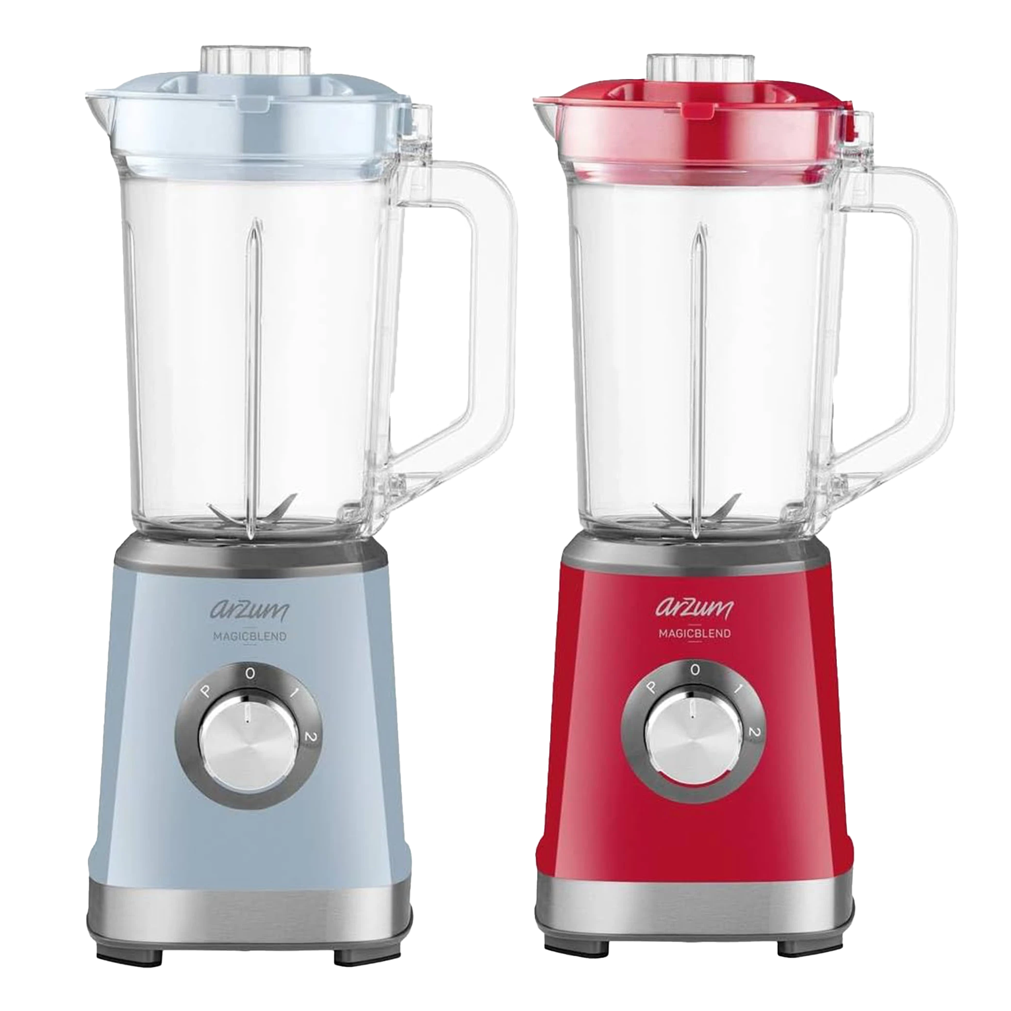 Arzum Magicblend Jug Blender - 500W - 1.2 L -Durable Stainless Steel - Two speeds plus pulse mode - 1200ml Jar & 570ml Bottle