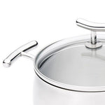 Silampos Yumi Glass Stockpot - Silver
