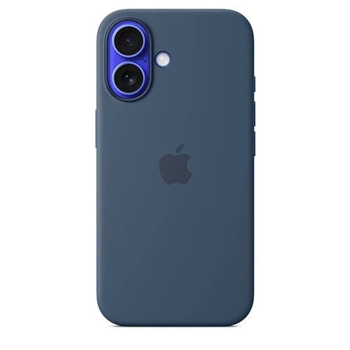 Apple iPhone 16 Silicone Case with MagSafe - Protective Back Cover - Eco-Friendly Recycled Silicone - Microfiber Lining and Sapphire Crystal Layer