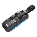 Adata SC740 External SSD - USB 3.2 Gen2 - Up to 1,050 MB/s Read and 1,000 MB/s Write - Rugged durability - Built-in USB-C Transfer Cable - Black / Blue