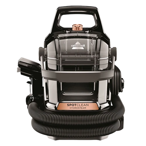 Bissell SpotClean HydroSteam 3700E Handheld Vacuum Cleaner - 750W - Strong Extraction - Deep Stain Removal - HydroSteam Technology - Dual-Tank System - Black