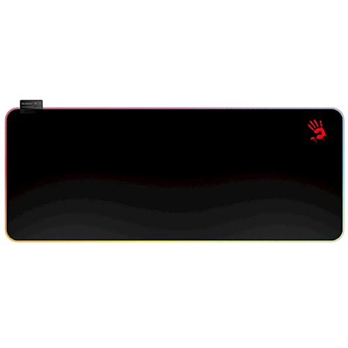 Bloody Extended Roll-Up Fabric RGB Gaming Mouse Pad MP-75N - Black