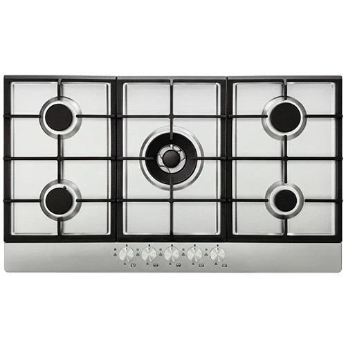 Orado Built-in Gas Hob 90 cm OR-ROYA 925 SSH-31T - Italian DEFENDI Burners - Flame-Failure Safety System - Cast Iron Pan Support - 4 Burners - Inox