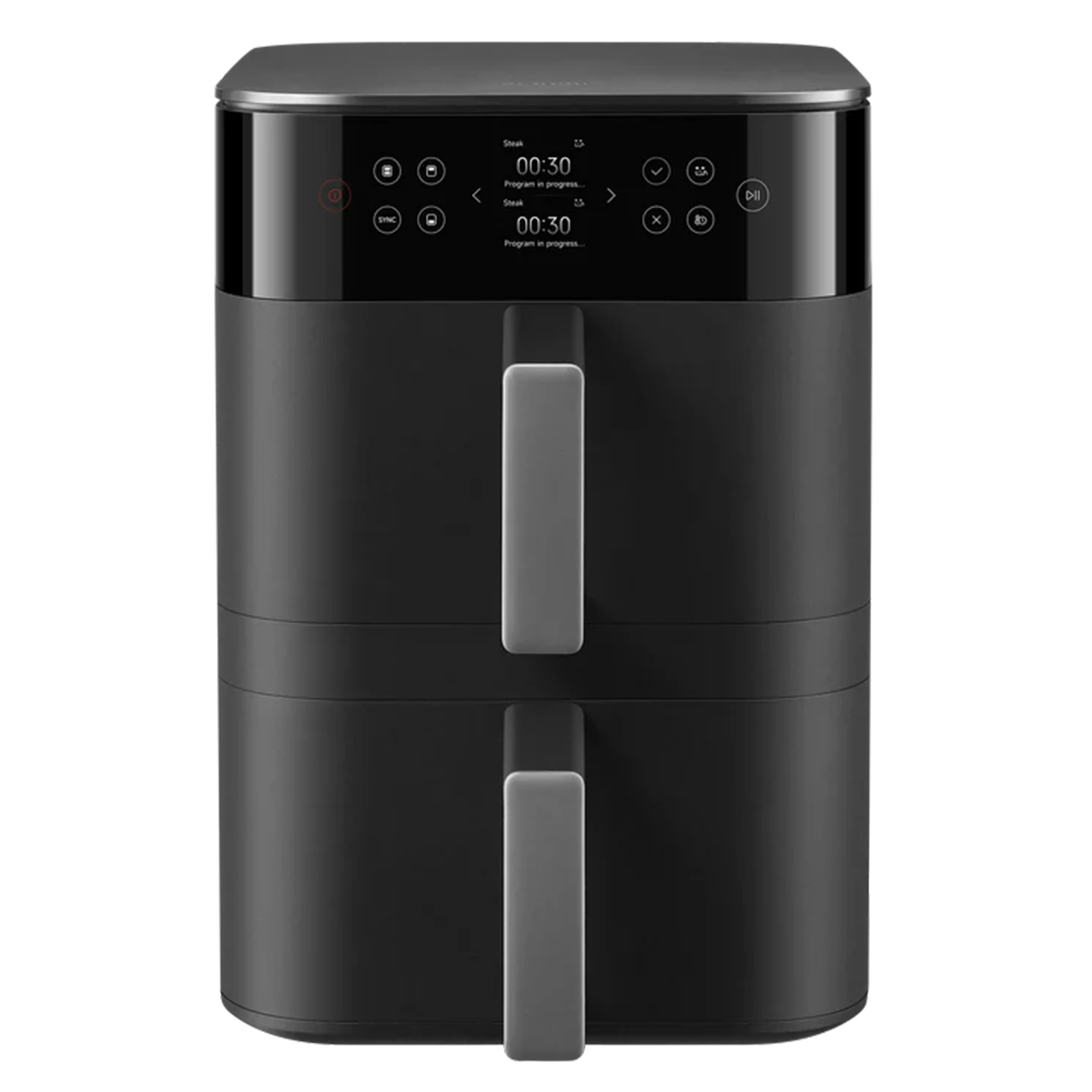 Xiaomi Smart Double Stack Air Fryer 12L - 2800 W - 360° Hot Air Circulation - 14 Preset Cooking Modes - 40°C–230°C Wide Temperature Range - Black