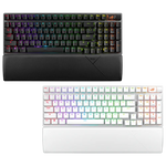 Asus ROG Strix Scope II 96 Wireless Mechanical Gaming Arabic Layout Keyboard - 96% - ROG NX Snow/Storm - Tri-mode Connectivity - Hot-swappable Switches