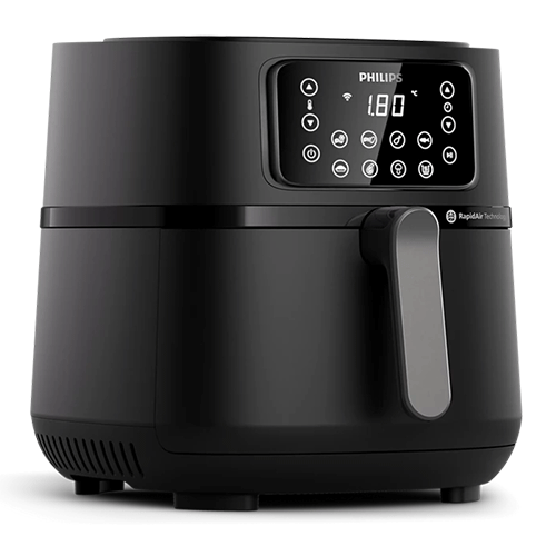 Philips Air fryer 5000 Series XXL HD9285/93 -  7.2L - Connected To HomeID App - Rapid Air Technology - Black