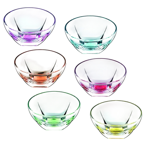 RCR Fusion 6 Pieces Set Small Bowls - Colored