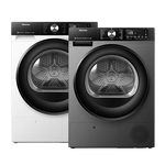 Hisense Clothes Dryer DH3S902 - 9 Kg Capacity - Heat Pump Technology - Allergy Care Function - Wi-Fi Connectivity - Energy Efficiency