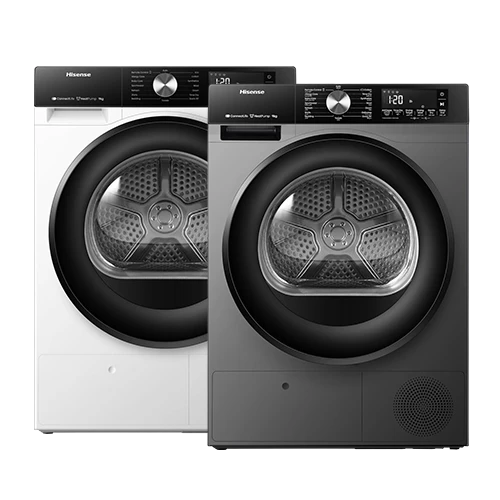 Hisense Clothes Dryer DH3S902 - 9 Kg Capacity - Heat Pump Technology - Allergy Care Function - Wi-Fi Connectivity - Energy Efficiency