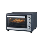 Shownic Electric Oven - Spacious Capacity - Double Glass Door - Dual Heating Elements -Matte Black
