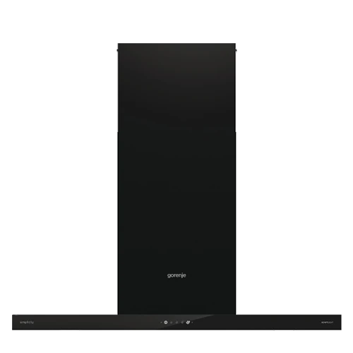 Gorenje Wall Mounted Hood WHT9SYB - Size 90cm - Extraction Power 650 m³/h - Touch Control - Black