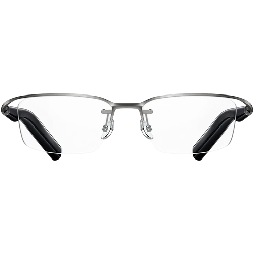 Xiaomi Mijia Smart Audio Glasses - Open-Ear SLS Audio - Leak-Proof Sound Technology - AI Noise-Canceling Microphones - IP54 Durability - Titanium Frame - Black