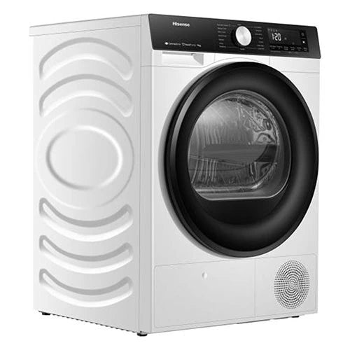 Hisense Clothes Dryer DH3S902 - 9 Kg Capacity - Heat Pump Technology - Allergy Care Function - Wi-Fi Connectivity - Energy Efficiency
