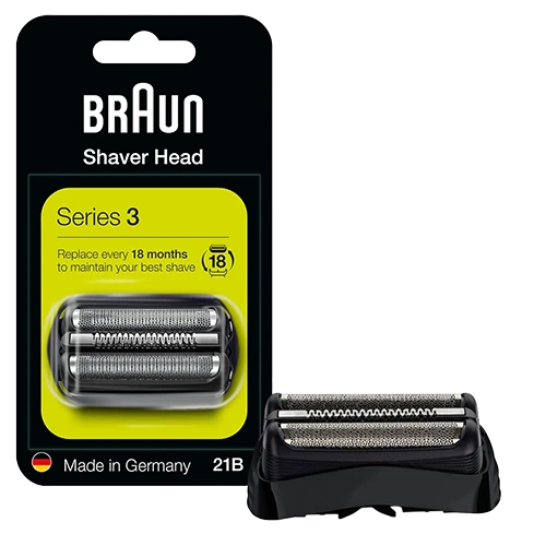 Braun Men Care Blister Electric Shaver Replacement Head MN1 21B MALHRRMKP - Black