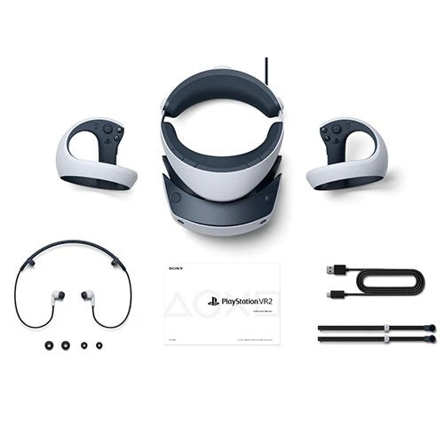 Sony Playstation VR2 - High-Resolution OLED Display - Sensory Immersion - Eye Tracking - PS VR2 Sense Controllers- White