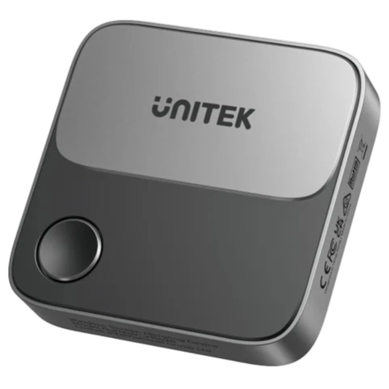 Unitek Adapter Wireless Screen Mirroring Device V1162B - 4K@60Hz Output - Wireless Screen Mirroring - Up to 8m Signal Range - Wide Compatibility - Black