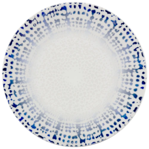 Saturnia Siviglia Alchimia Porcelain Dinner Plate Piano 28 cm - Blue