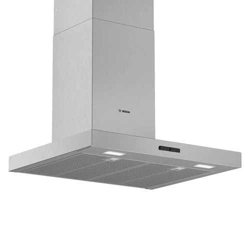 Bosch Wall-Mounted Box Hood DWB64BC52 - Size 60cm - Push Button Control - 3 Speed Levels - LED Lighting - Stainless steel