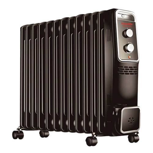 Moonlife Warmlife Oil Radiator MF025 - 13 Fins - Oil-filled Technology - 3 Heat Settings - Black