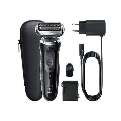 Braun Series 7 360° Flex 71-N1000s - Smooth Shave Even in Tricky Areas with AutoSense Technology - Black