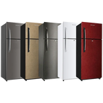 Shownic Top Mount Refrigerator RL-488 - 16 ft. Capacity - Tropical Compressor - Dedicated Compressor Cooling Fan - Direct Cooling System - Stainless Steel Doors and Frame