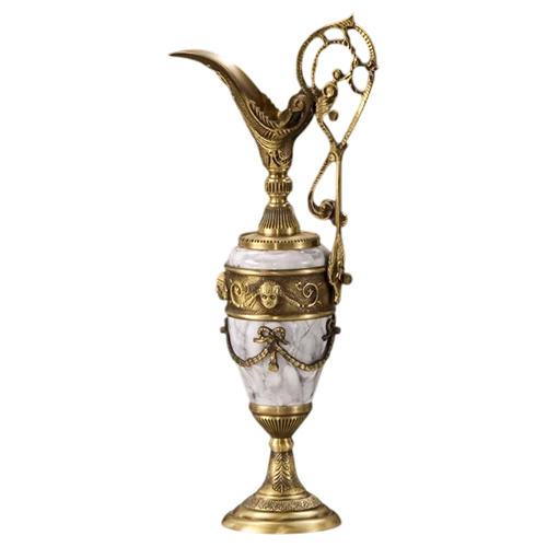 Virtus Antique Jug Cleopatra Ribbon 8553 G - Bronze / Grey