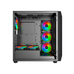 Games Master MX700 ATX Mid-Tower PC Gaming Case - ARGB Lighting - Up to 6 Fans