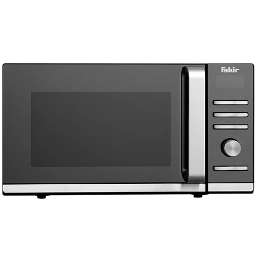 Fakir Roast Microwave Oven - 25-Liter Capacity - 900W Power - 6 Power Levels - Weight-Based Defrosting - Black