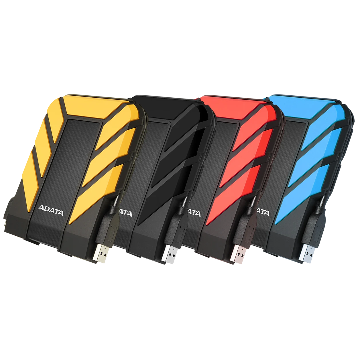 Adata HD710 Pro External Hard Drive - Extreme Durability - Shock Vibration Sensors - USB 3.2 Gen 1 5Gbps - Military Grade Shock Proofing - ToGo Smart Backup Software