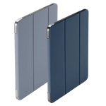 Hama Fold Clear Tablet Case - Protective Portfolio Cover For Apple iPad Air 13" 2024 - Auto Wake/Sleep Function - Transparent Hard Back with Foldable Stand