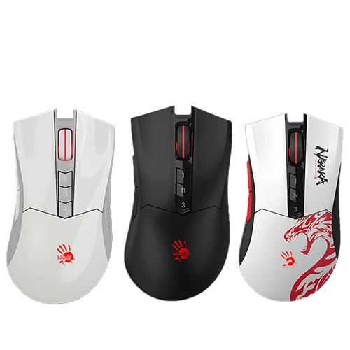 Bloody R90 Plus Naraka Wireless Gaming Mouse - 5000 CPI - Wireless - Metal X'Glide Armor Boot
