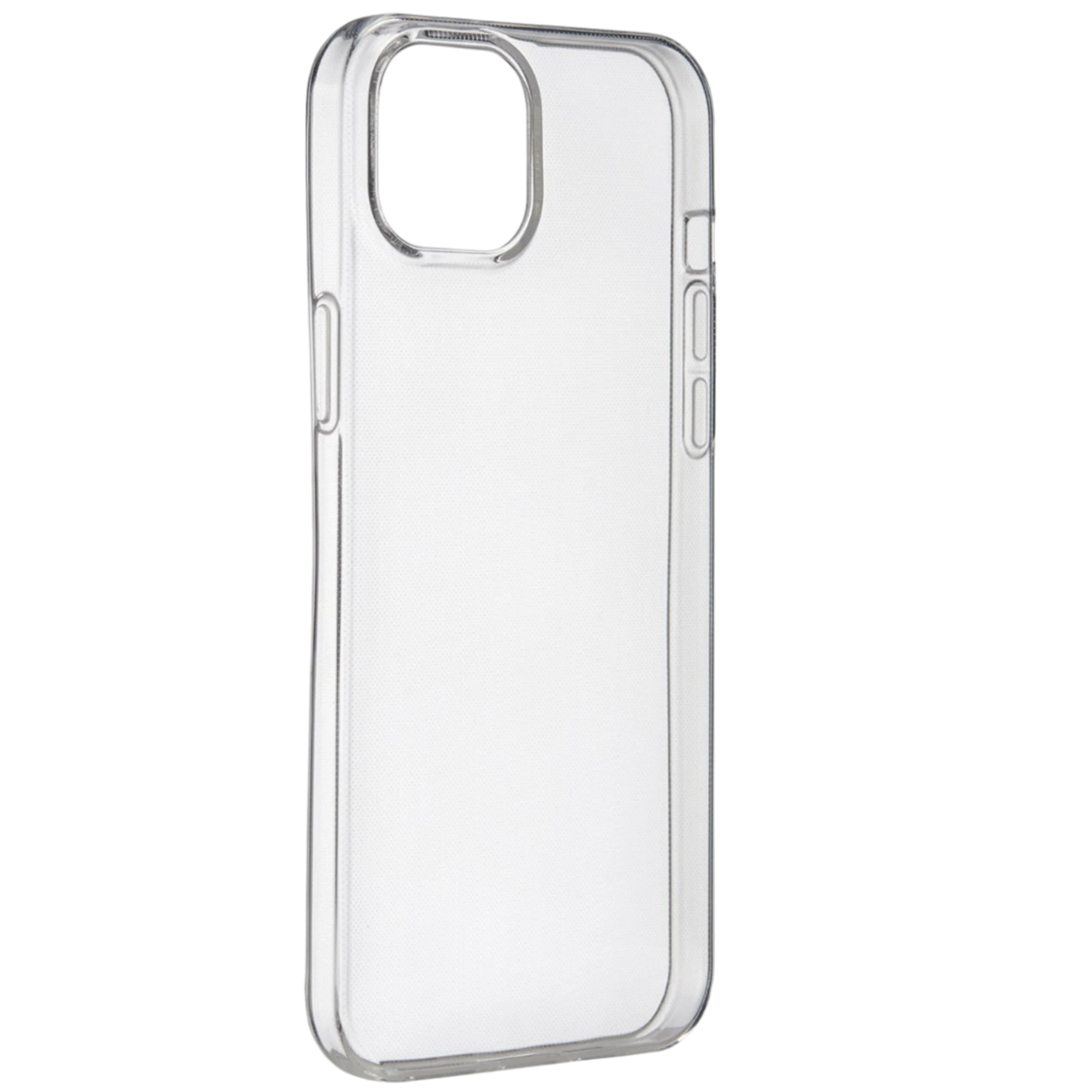 Hama Always Clear Case 136003 - iPhone 15 - Durable Anti-Yellowing TPU - Wireless Charging Compatible - Transparent