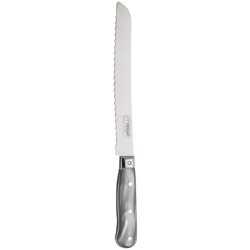 Jean Dubost Pradel Bread Knife with Acrylic Handle 20 cm - Grey