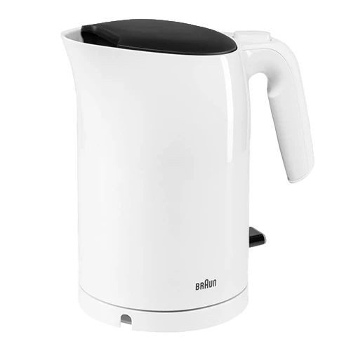 Braun PurEase Kettle WK3110WH - 3000W Fast Boil - 1.7L Large Capacity - 4-Way Safety System - Removable Limescale Filter - White