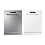 Samsung Dishwasher 60 cm DW60M5070F - 7 Washing Programs and 14 Set - Hygiene Rinsing - Flexible 3rd Rack