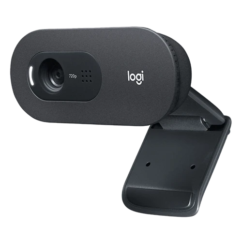 Logitech C505e HD Business Webcam - 720p - 30fps - Fixed Focus/60° dFoV - Long-range Mic - Black