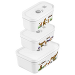 Zwilling Fresh and Save Vacuum Lunchbox Dinos - White