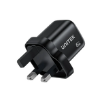 Unitek Zeno 45W GaN Wall Charger P1129ABK01-UK - Dual USB-C Ports and 45W Output - Smart Adaptive Fast Charging - High-Speed Performance - Comprehensive Safety Protections - Black