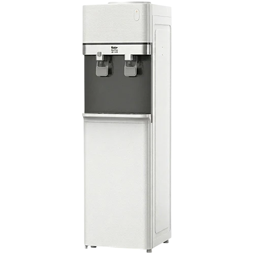 Fakir Water Dispenser Hydrop SB1004 - Dual Temperature Taps - Cup-Push Operation - Top-Loading System - High-Temperature Heating - White
