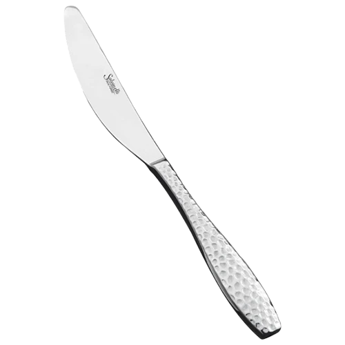 Salvinelli Model Petra CTFPT Forged Table Knife -  Size 24 cm - Silver