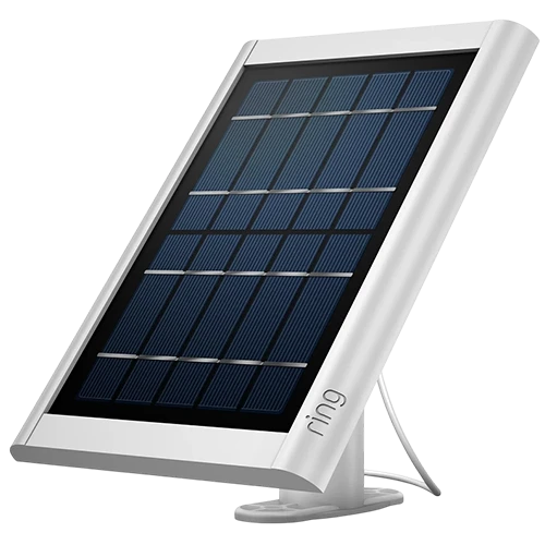 Ring Solar Panel for Spotlight Cam Battery - 4W Power Output - Weather-Resistant Design - White
